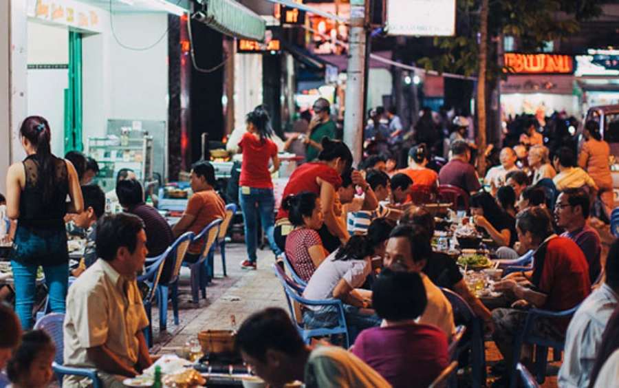 Street food culture in Saigon