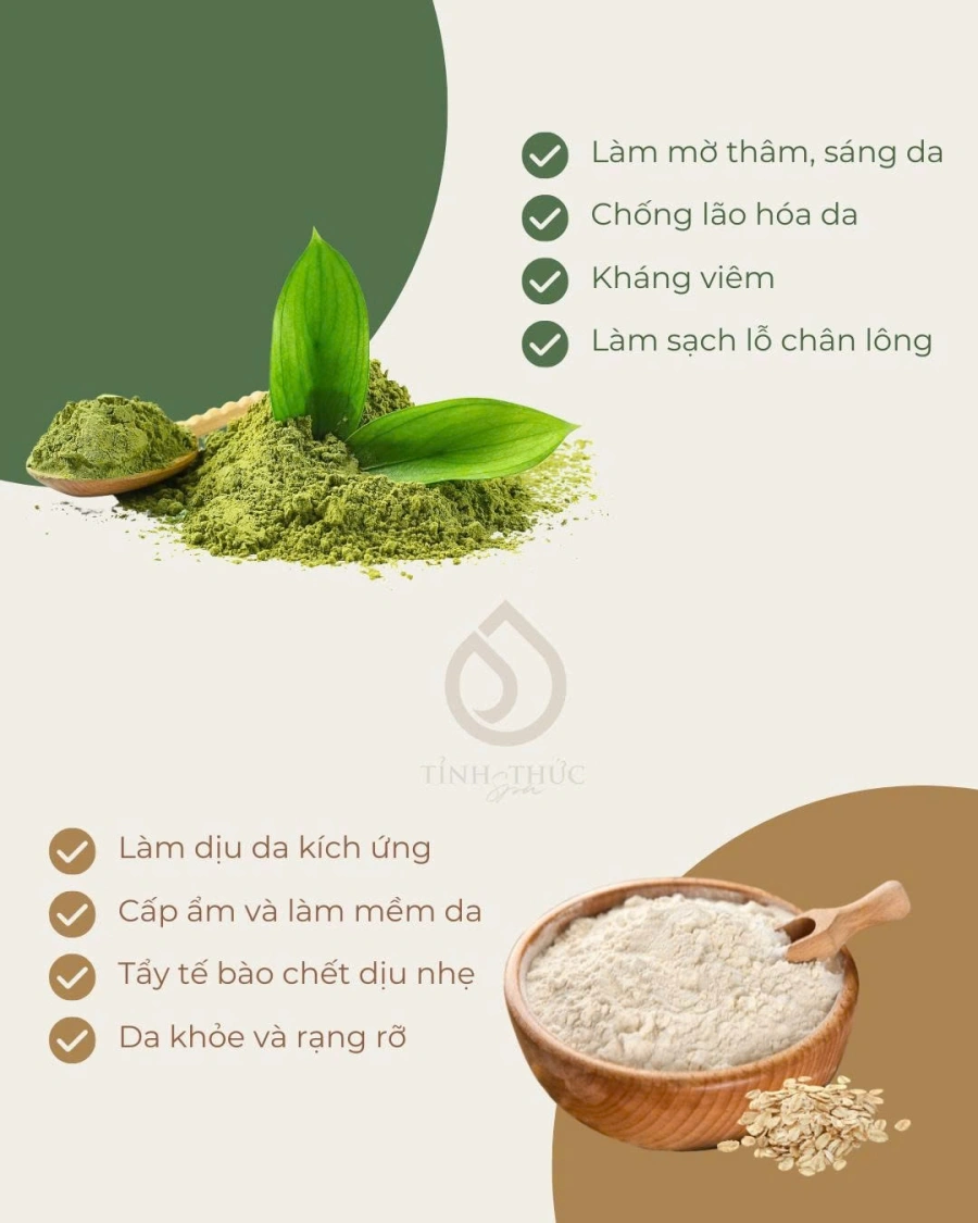 mặt nạ trà xanh