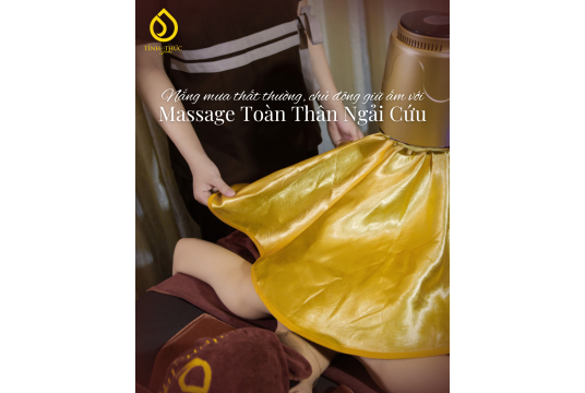 Sài Gòn nắng mưa thất thường, chủ động giữ ấm với massage ngải cứu thảo dược và massage đá nóng
