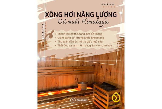  Xông Hơi Đá Muối Himalaya - Bí quyết cho sức khỏe toàn diện