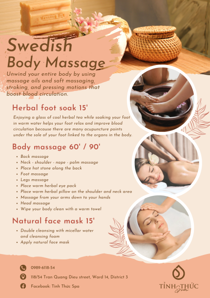 Swedish body massage