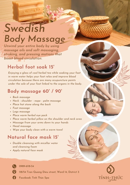 Swedish body massage