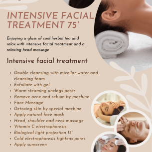 Intensive facial treatment