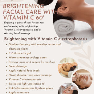 Brightening facial care with Vitamin C