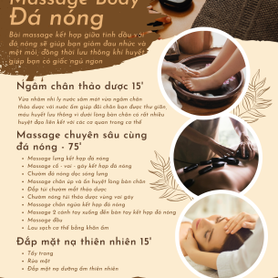 Massage toàn thân đá nóng