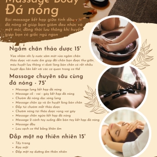 Massage toàn thân đá nóng