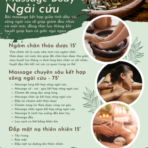 Massage toàn thân ngải cứu