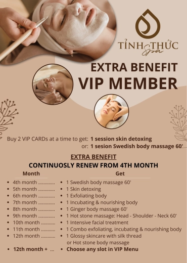 VIP member gift at Tinh Thuc Spa (English version)