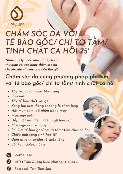 Chăm sóc da tế bào gốc