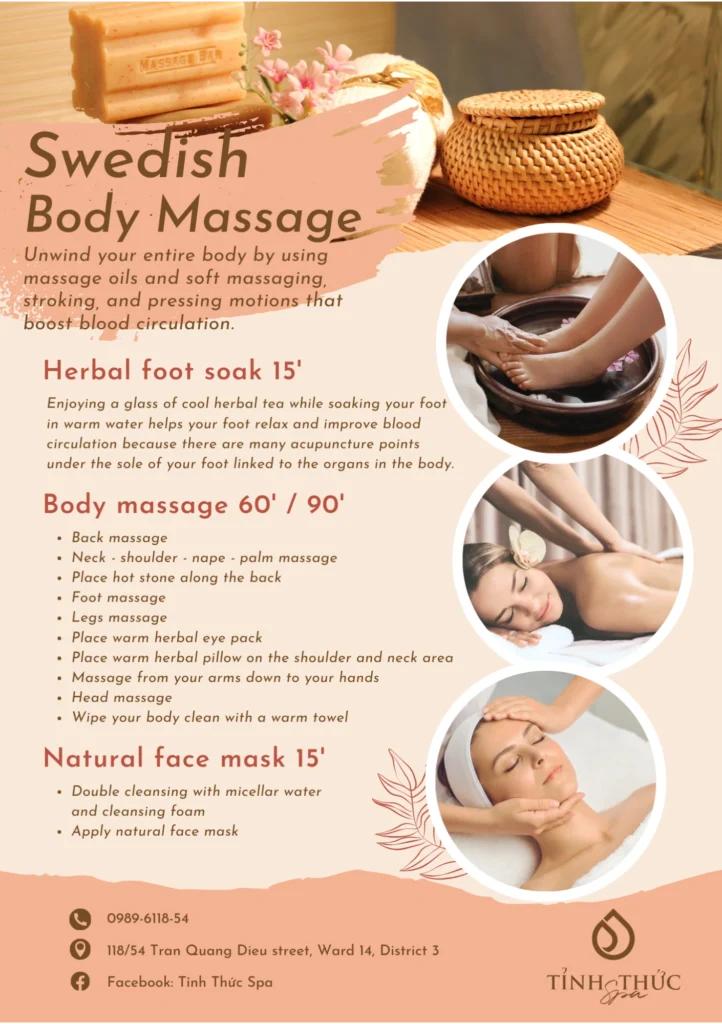 Massage Body Thụy Điển 60′ – 90′